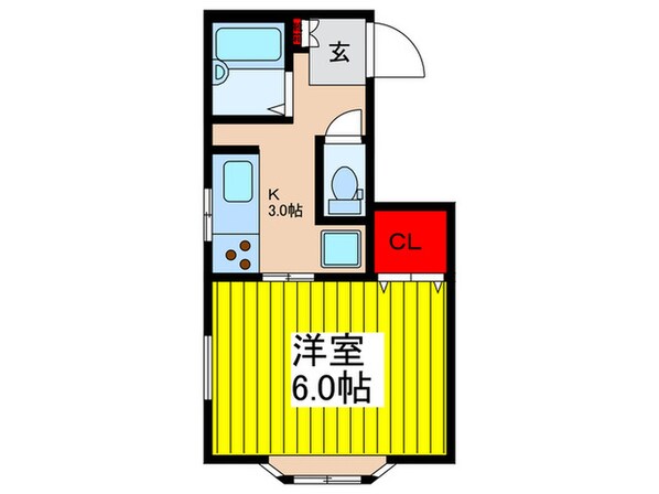 北村ハイツの物件間取画像